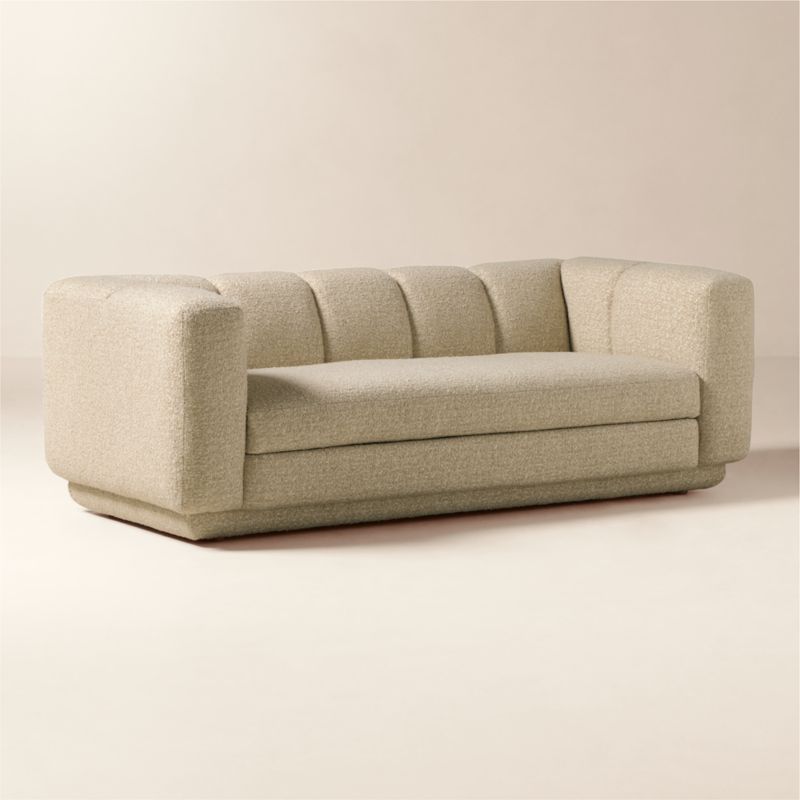 Yarrow 84" Camel Woven Fabric Sofa - image 5 of 8