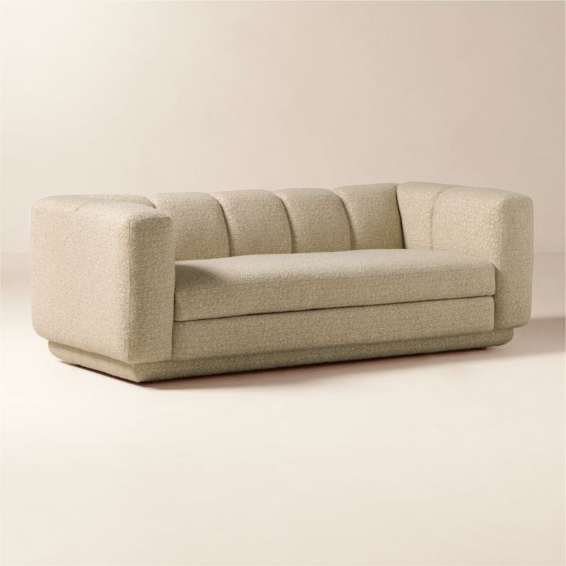 Yarrow 84" Camel Woven Fabric Sofa - image 5 of 11