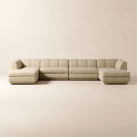 Yarrow 4-Piece U-Shaped Sectional Sofa by Lawson-Fenning