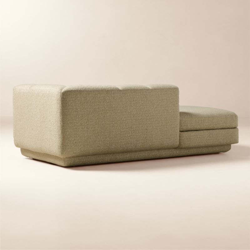 Yarrow Camel Woven Fabric Left-Arm Chaise - image 4 of 7