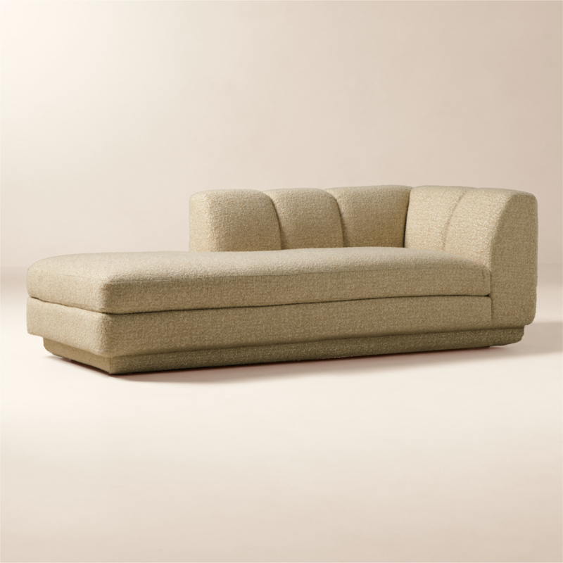 Yarrow Camel Woven Fabric Left-Arm Chaise - image 5 of 11