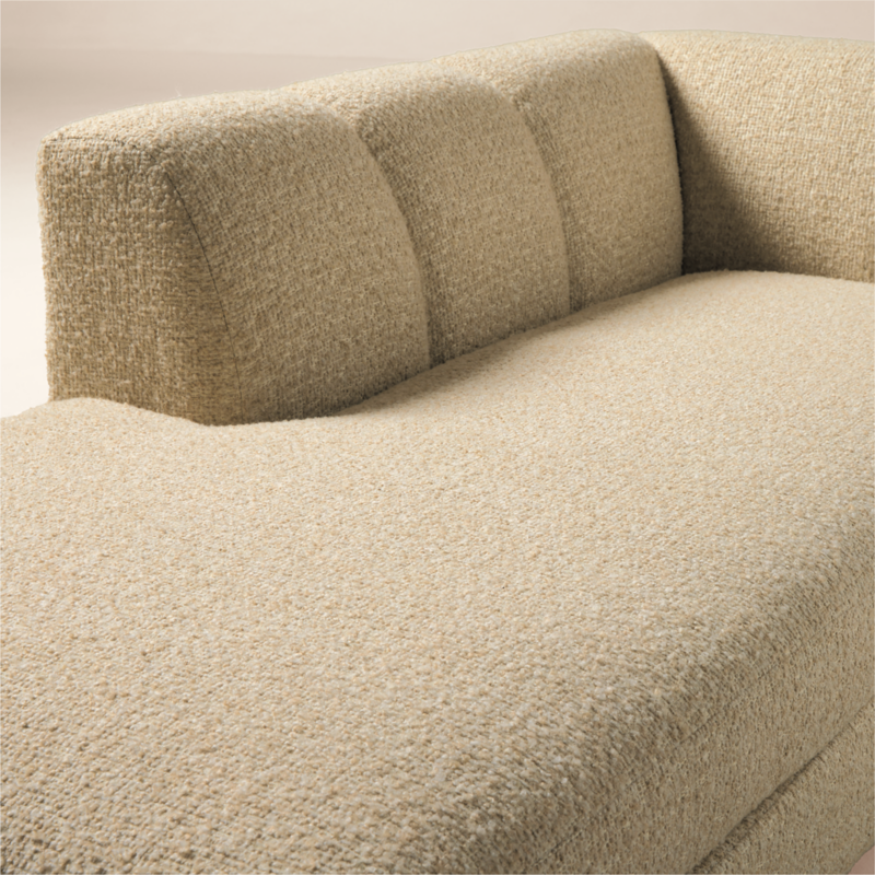 Yarrow 5-Piece L-Shaped Camel Woven Fabric Sectional Sofa - image 9 of 13