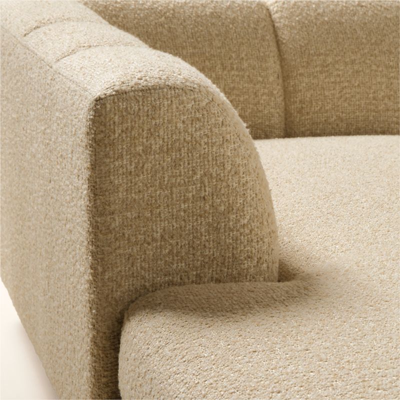 Yarrow Camel Woven Fabric Left-Arm Chaise - image 5 of 7