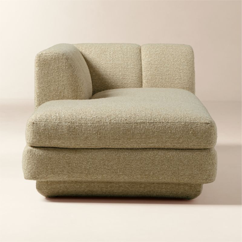 Yarrow Camel Woven Fabric Left-Arm Chaise - image 3 of 7