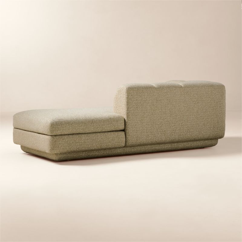 Yarrow Camel Woven Fabric Right-Arm Chaise - image 4 of 7