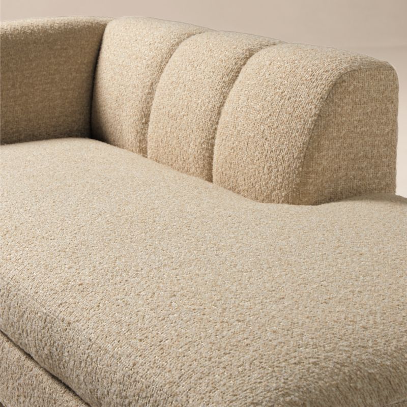 Yarrow Camel Woven Fabric Right-Arm Chaise - image 6 of 7