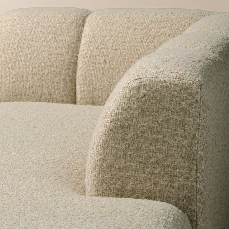 Yarrow Camel Woven Fabric Right-Arm Chaise - image 5 of 7