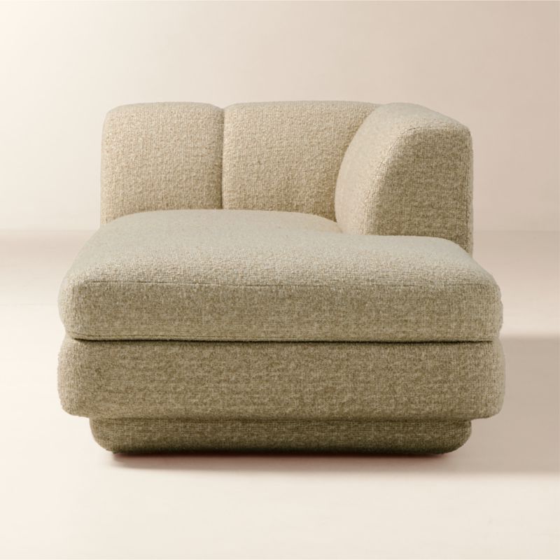 Yarrow Camel Woven Fabric Right-Arm Chaise - image 3 of 7