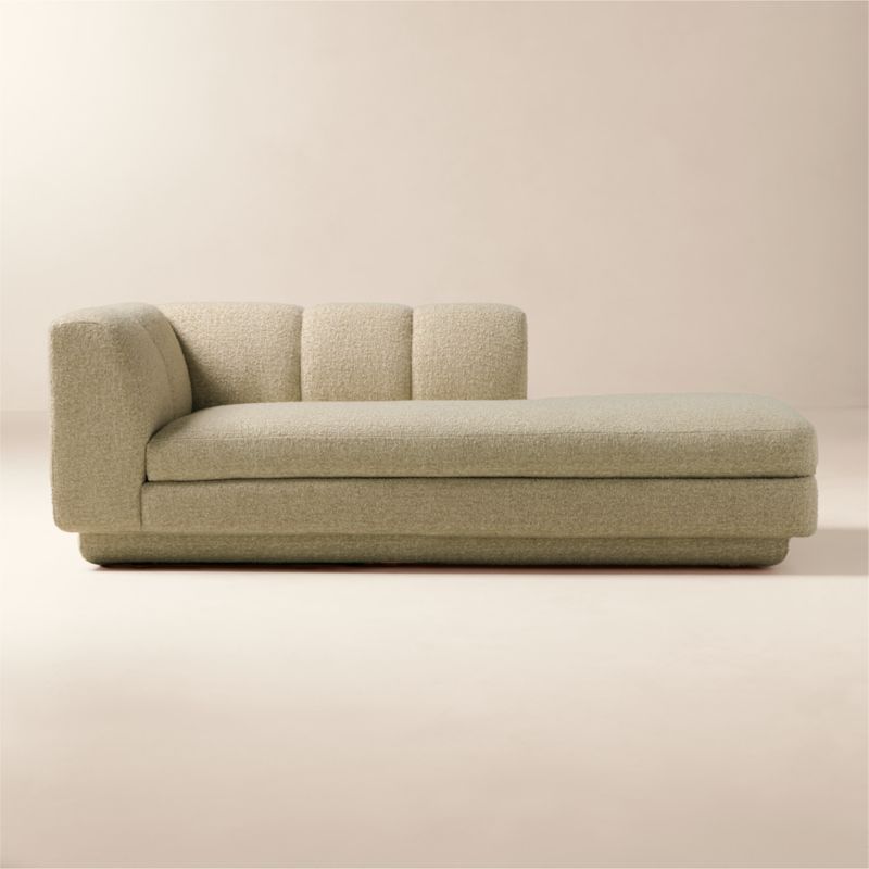 Yarrow Camel Woven Fabric Right-Arm Chaise - image 0 of 7