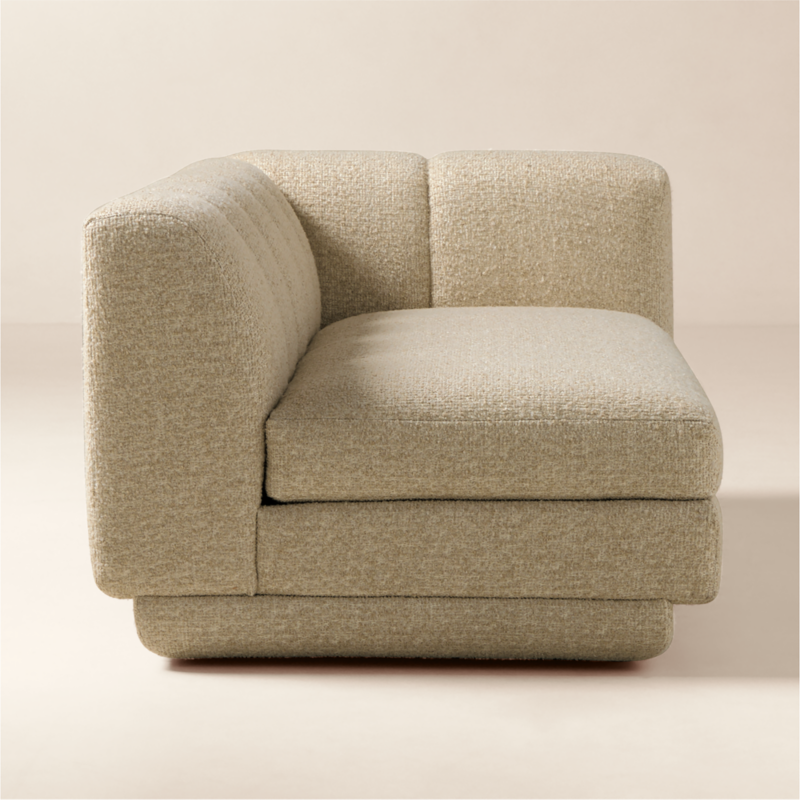 Yarrow Camel Woven Fabric Right-Arm Sofa - image 6 of 12