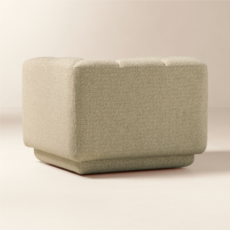 Yarrow Camel Woven Fabric Swivel Chair - image 7 of 11