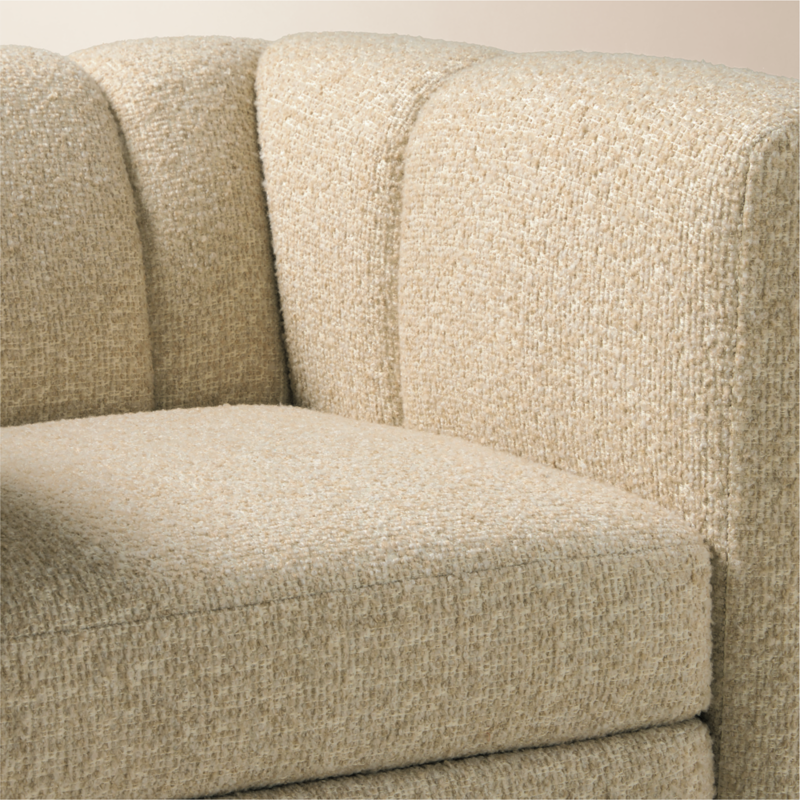 Yarrow Camel Woven Fabric Swivel Chair - image 8 of 11