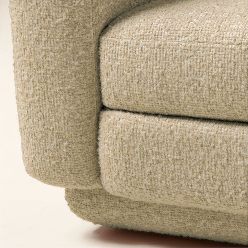 Yarrow Camel Woven Fabric Swivel Chair - image 9 of 11