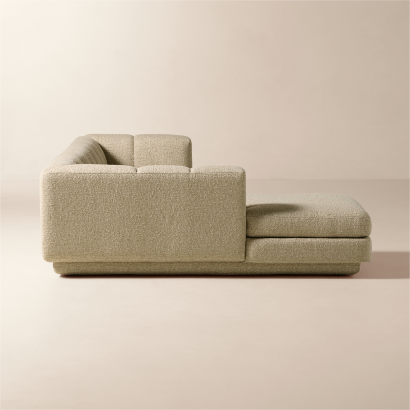 Yarrow 2-Piece L-Shaped Camel Woven Fabric Sectional Sofa with Left-Arm Chaise - image 6 of 12