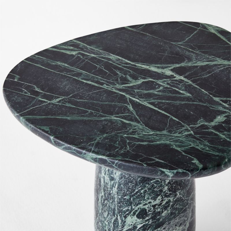 Yuma Green Marble Outdoor Side Table - image 6 of 7