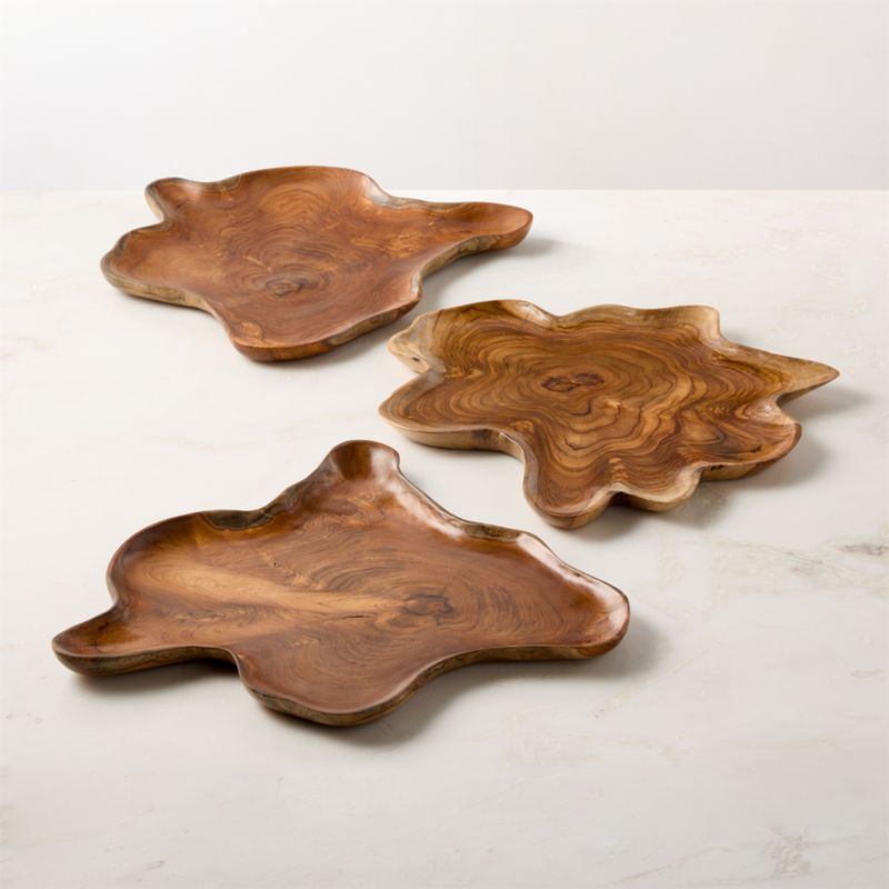 Zacari Teak Root Platter - image 3 of 5