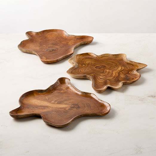 Zacari Teak Root Platter