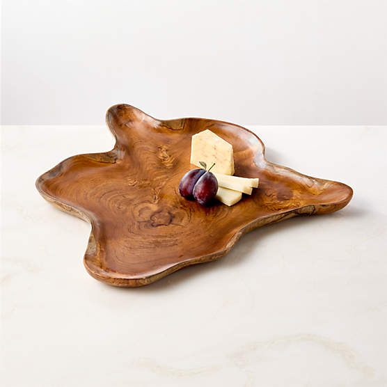 Zacari Teak Root Platter