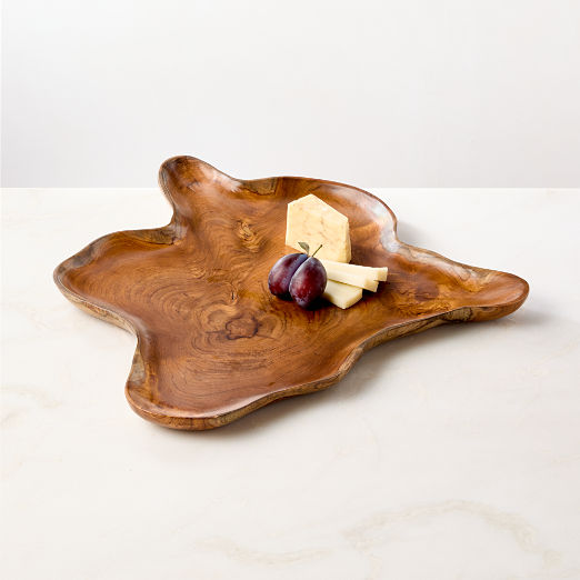 Zacari Teak Root Platter