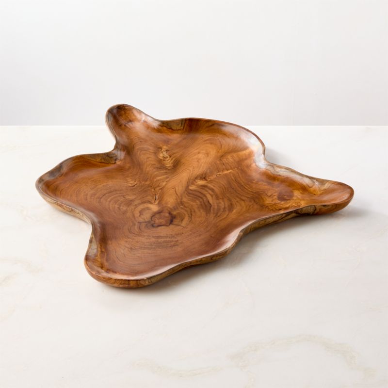 View Zacari Teak Root Platter details