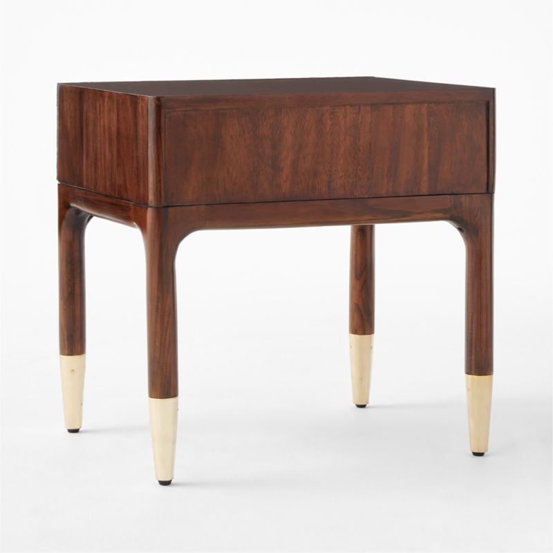 Zane Woven Raffia Nightstand with Drawer - image 5 of 8