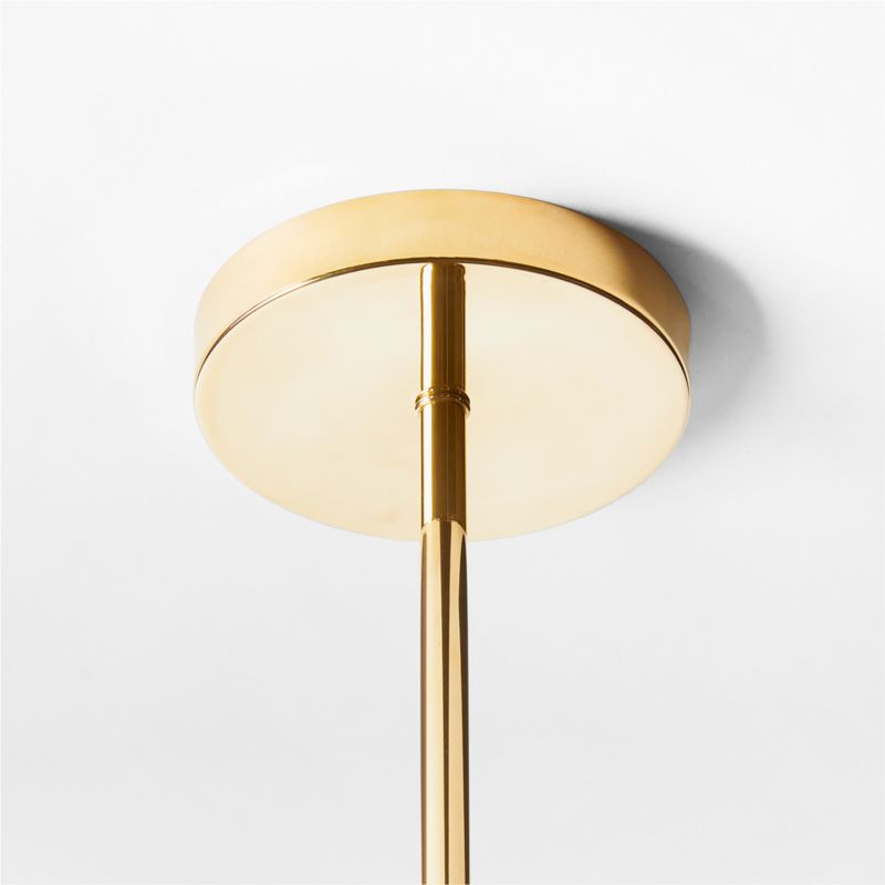 Zel Unlacquered Brass Mobile Chandelier - image 5 of 6