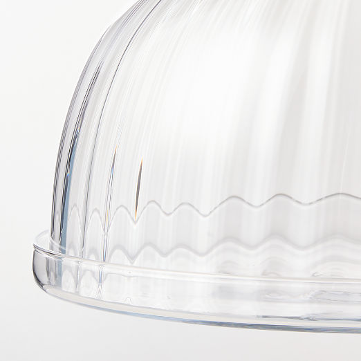 Zofia Fluted Glass Cake Stand