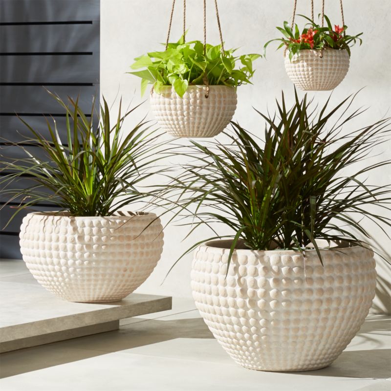 Zola Textured Planters | CB2