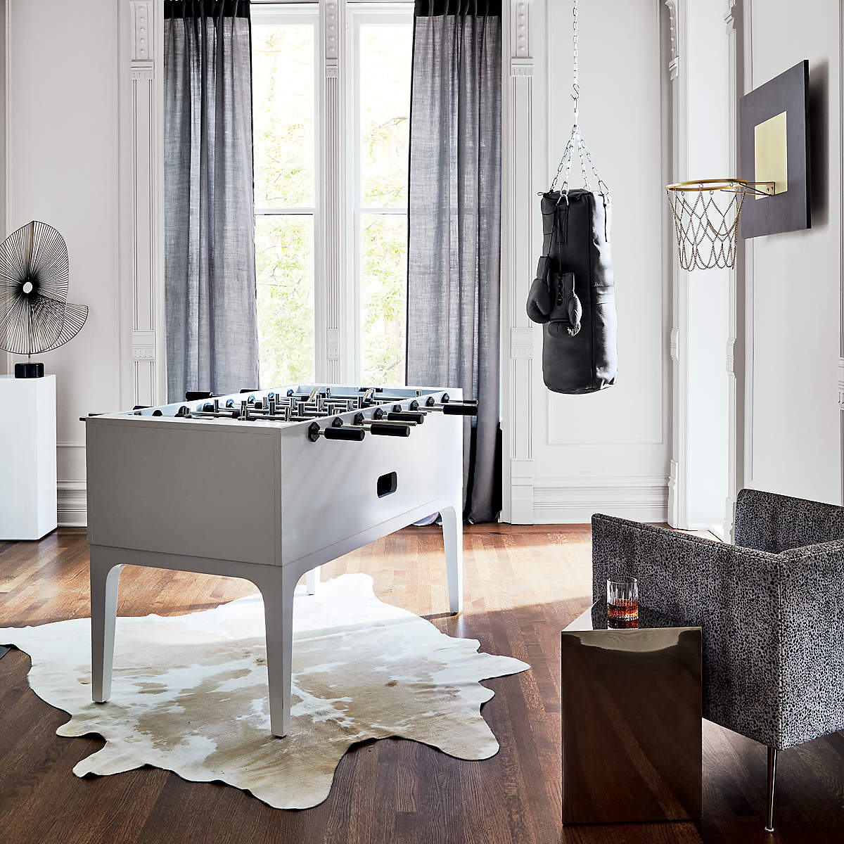 Light Tan Cowhide Area Rug 4'x6' + Reviews | CB2