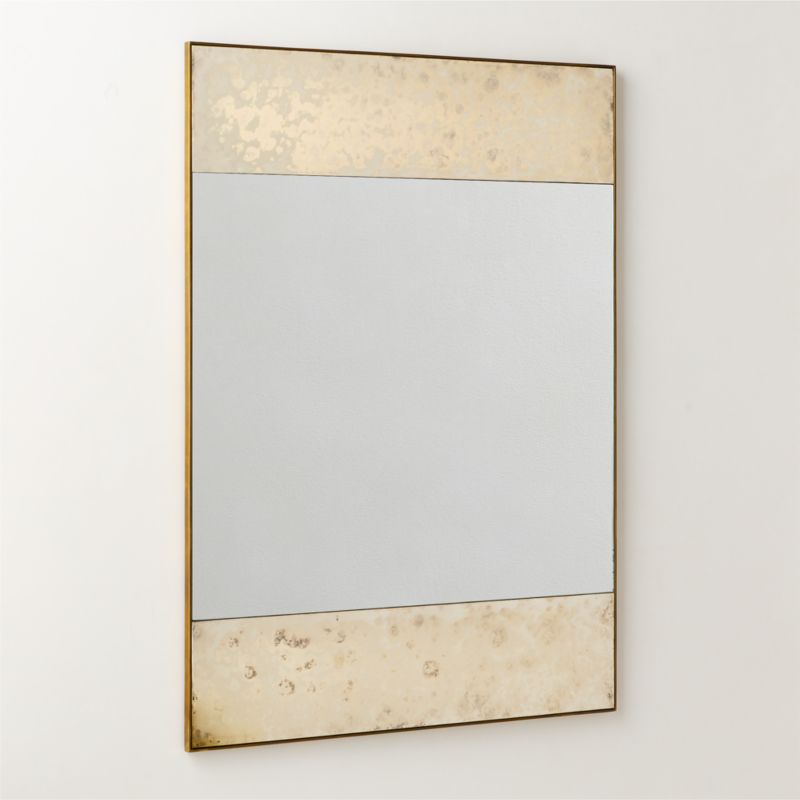 Zuma Antique Glass Rectangular Wall Mirror 36"x48" - image 3 of 5