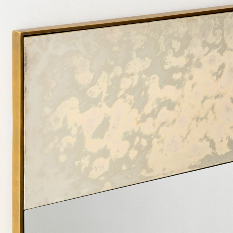 Zuma Antique Glass Rectangular Wall Mirror 36"x48" - image 2 of 5
