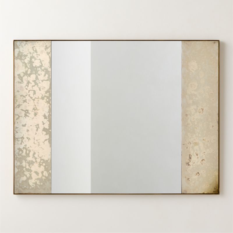 Zuma Antique Glass Rectangular Wall Mirror 36"x48" - image 4 of 5