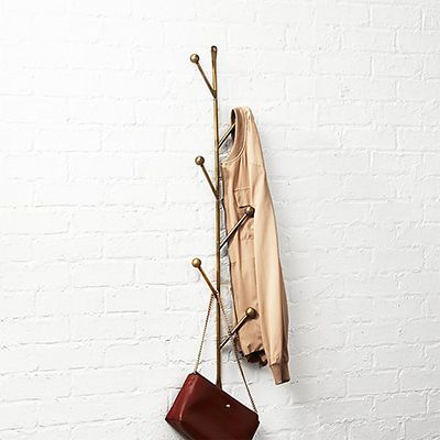 CB2 Barker Vertical Wall Mounted Coat Rack