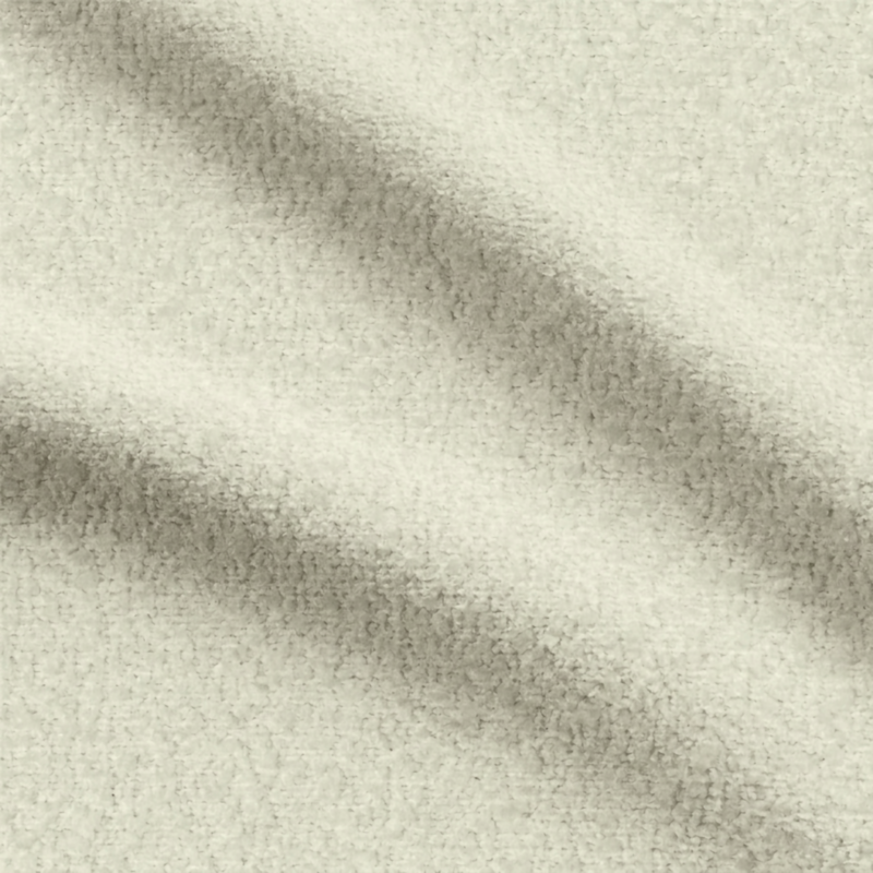 Fitz Channeled White Boucle Swivel Chair - image 10 of 14
