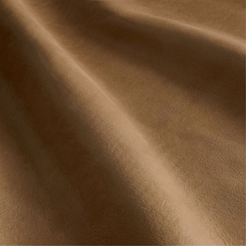 Curvo 75" Camel Velvet Apartment Sofa by goop - image 12 of 16