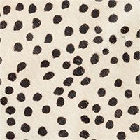 Cheveu Ivory Black Dotted