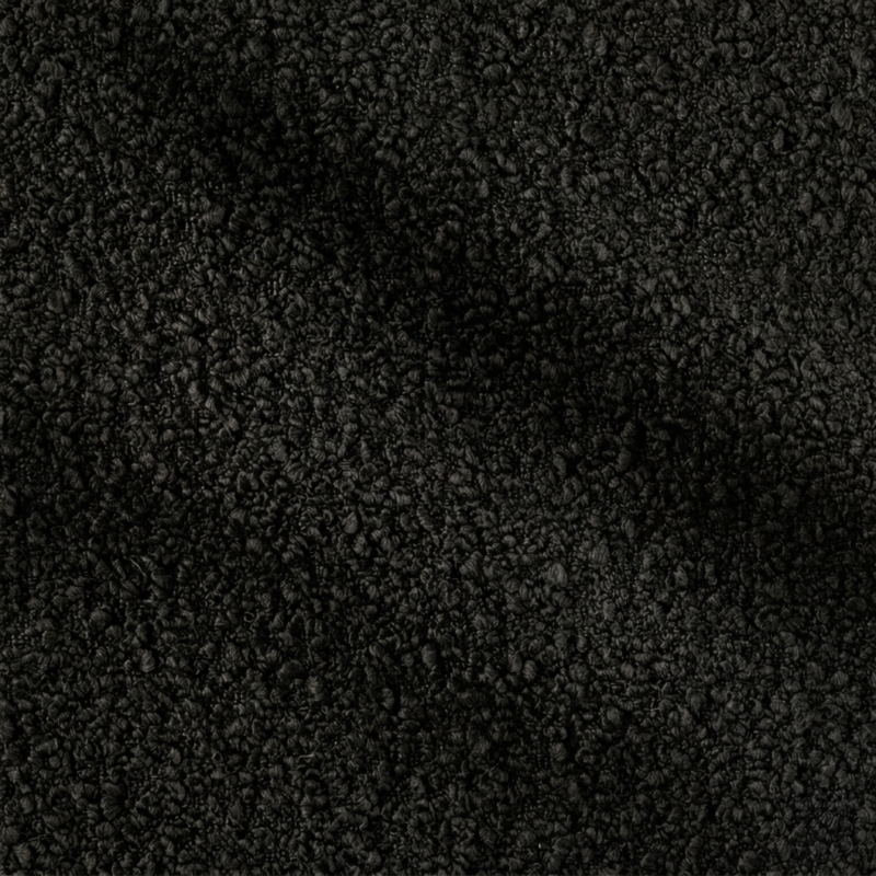 Fitz Channeled Black Boucle Swivel Chair - image 9 of 13