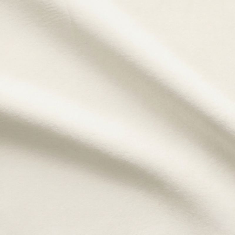 Cantar Ivory Velvet Upholstered King Bed - image 9 of 11