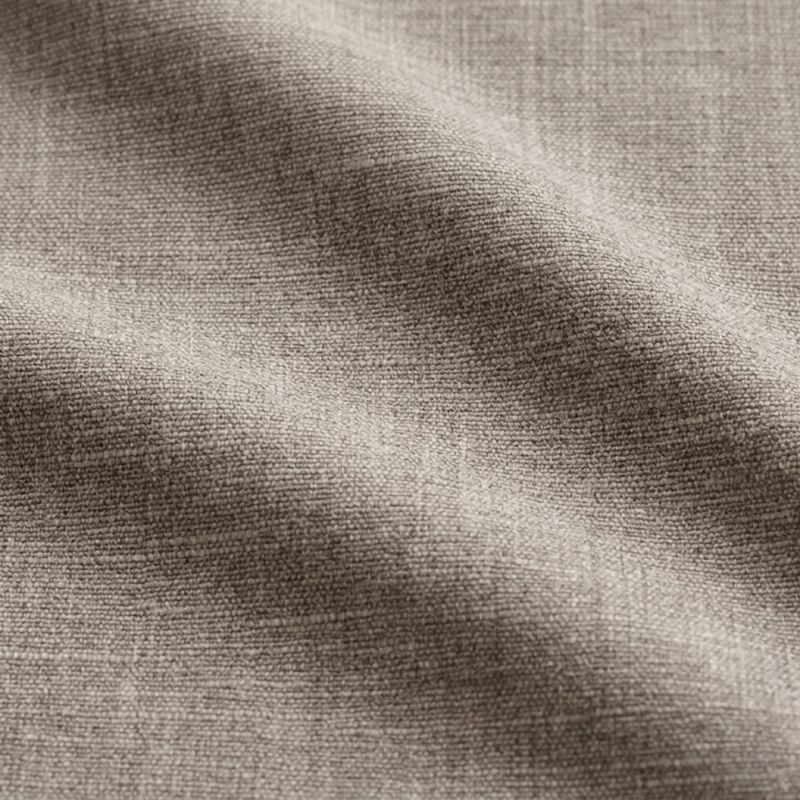 Panora Warm Grey Upholstered and Black Metal King Bed - image 8 of 9