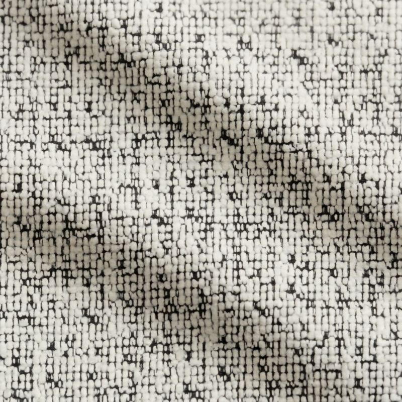 Mylene 97" Black and White Boucle Curved Sofa by goop - image 10 of 10