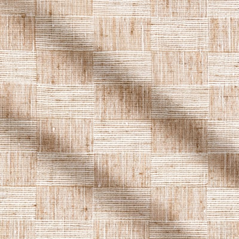 Journey 60" White and Light Brown Upholstered Bench - image 7 of 7