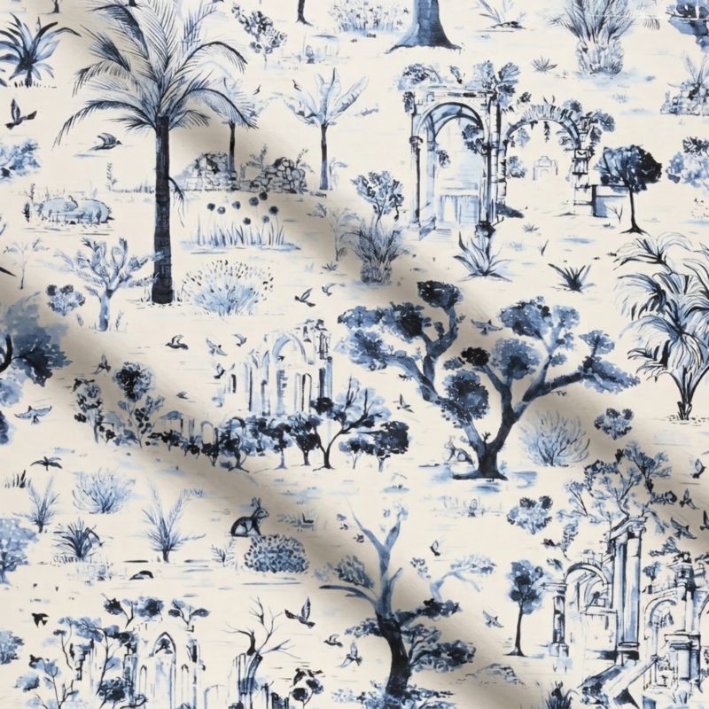 Marconi 81.5" Tufted Sofa Landscape Blue - image 1 of 8
