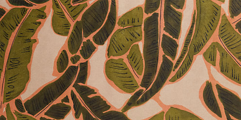 Zoom Palm Fabric in Green