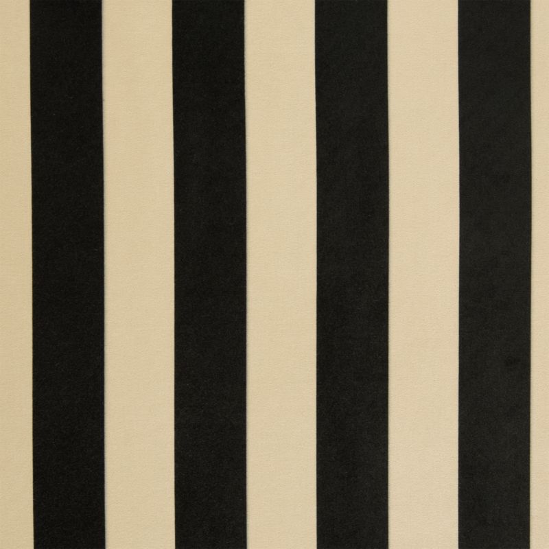 Zoom Stripe Fabric in Black and White