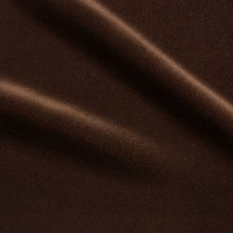 Emile 99" Dark Brown Ruched Velvet Sofa - image 10 of 10