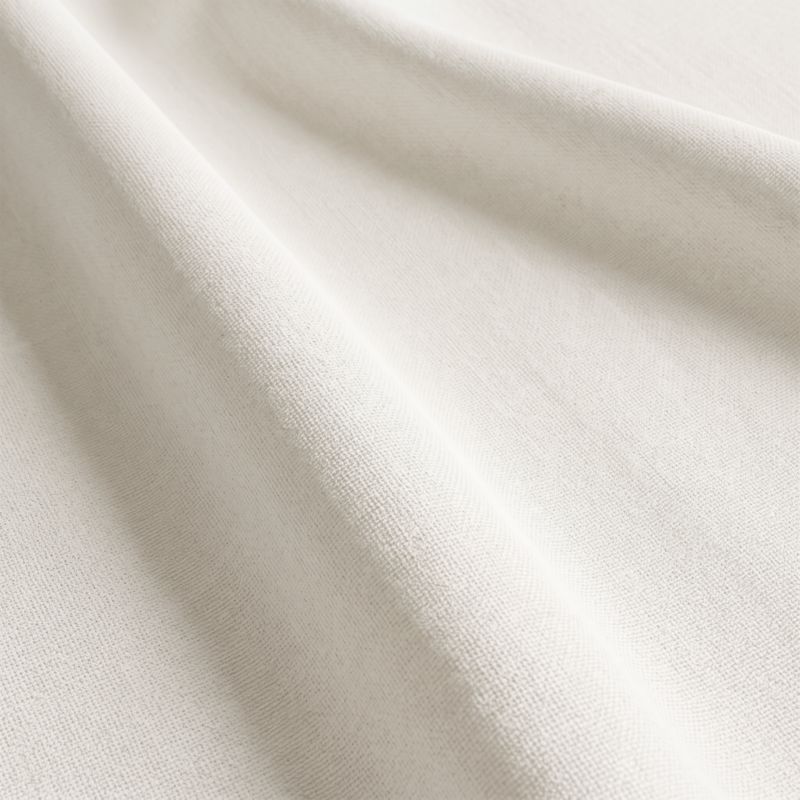 Solana Warm White EUROPEAN FLAX™-Certified Window Curtain Panel 48"x84" - image 1 of 7