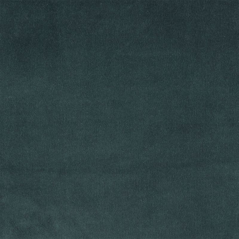 Dark Teal Organic Cotton Velvet Window Curtain Panel 48"x84'' - image 1 of 6