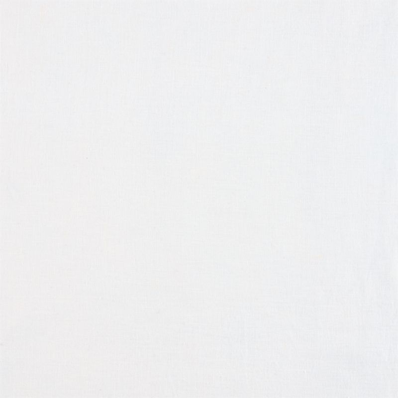White EUROPEAN FLAX™-Certified Linen Window Curtain Panel 48''x84'' - image 1 of 6