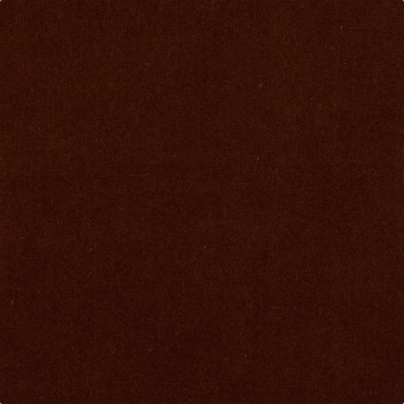 Wesler Chocolate Brown Velvet Dining Chair with Casters - image 9 of 10