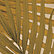 CB2 Palm Leaf Dull Gold